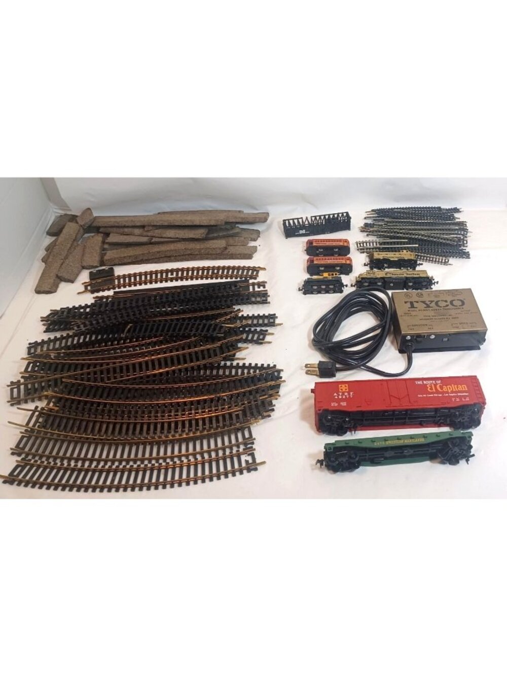 Vtg Train Railroad Atlas Tracks Third Avenue Railway Trolley Cars Tyco Mix Lot